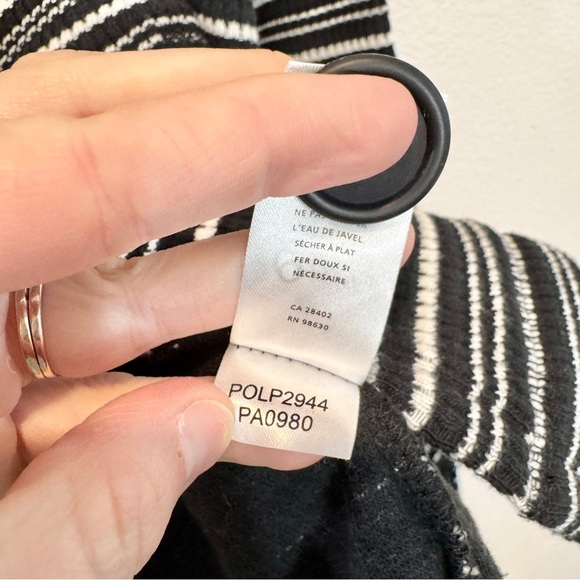 Lilla P Striped Knit Blazer L NWT Nautical Breton Jacket - Picture 8 of 12